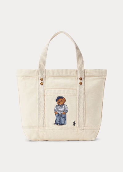 Dámské Kabelka Polo Ralph Lauren Canvas Polo Bear Small - 81624-MPVU